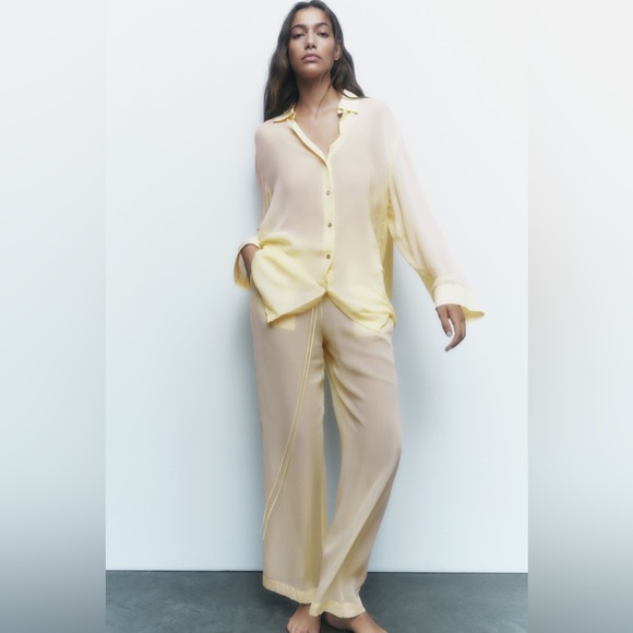 ZARA Sheer Shirt - Picture 7 of 8